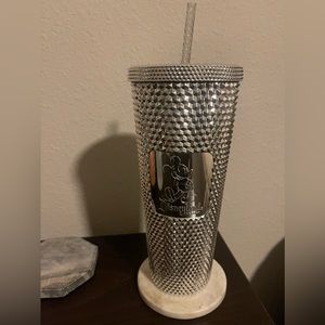 Disney Silver Starbucks cup